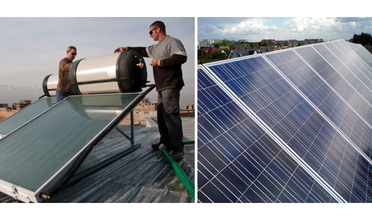 Solare termico e fotovoltaico
